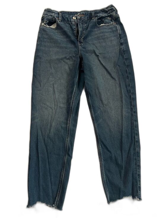 American Eagle Outfitters Denim - American Eagle Outfitters Dark Blue Cropped Straight Jeans